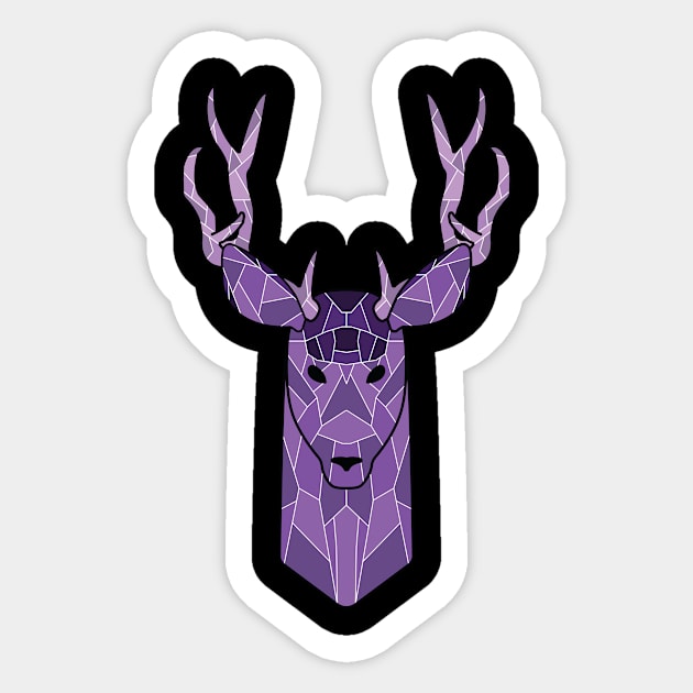 Mule Deer Sticker by Kali Farnsworth